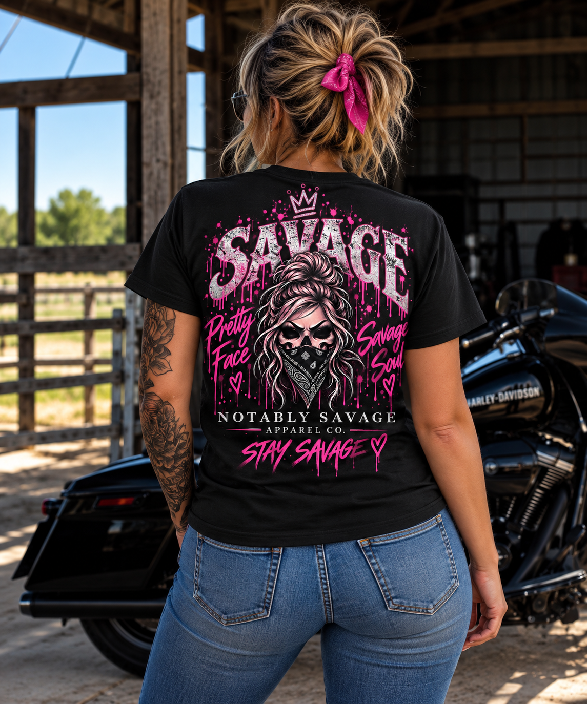 pretty savage tee